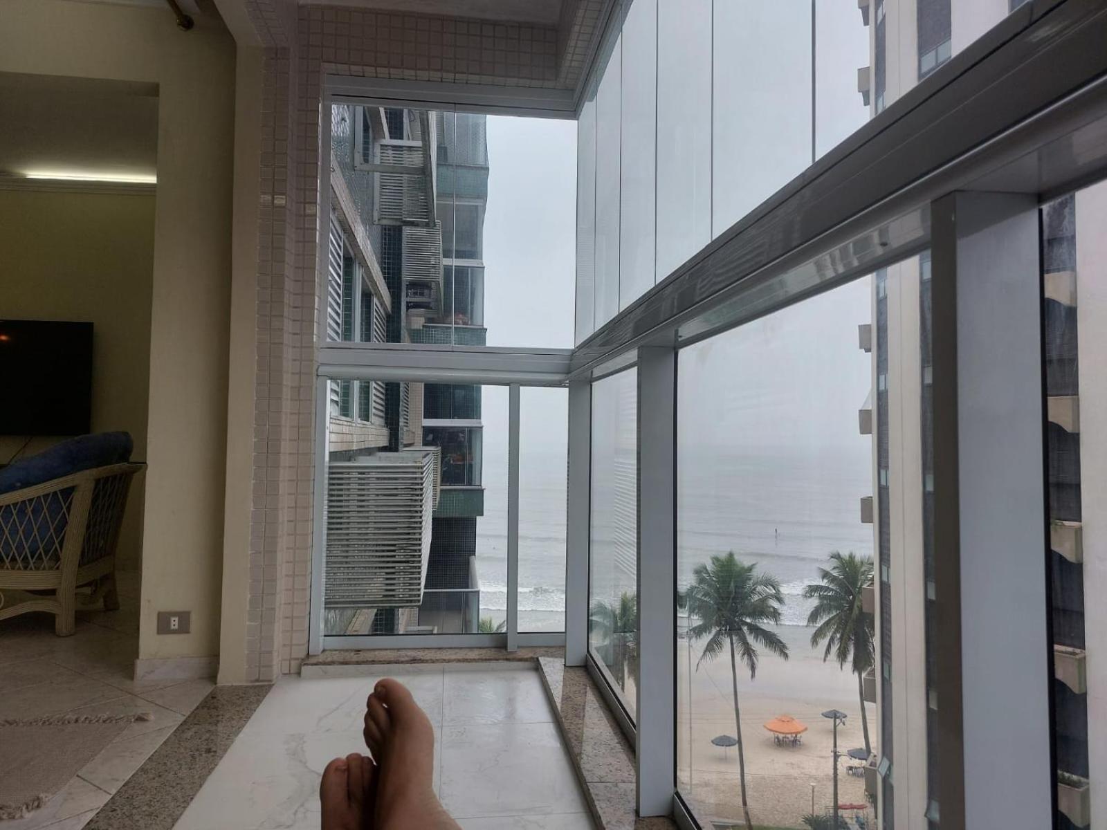 Apartamento Com Vista Mar Guarujá Exterior foto